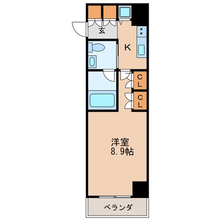 グランルージュ栄Ⅱの物件間取画像